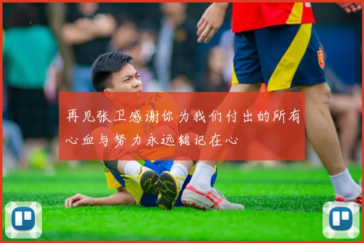 再见张卫感谢你为我们付出的所有心血与努力永远铭记在心